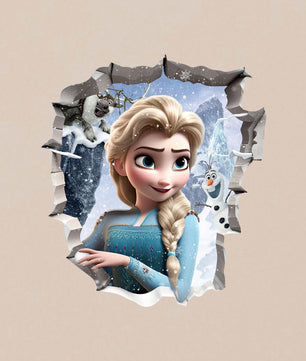 Vinilos decorativos Adhesivos infantiles de Pared frozen 6