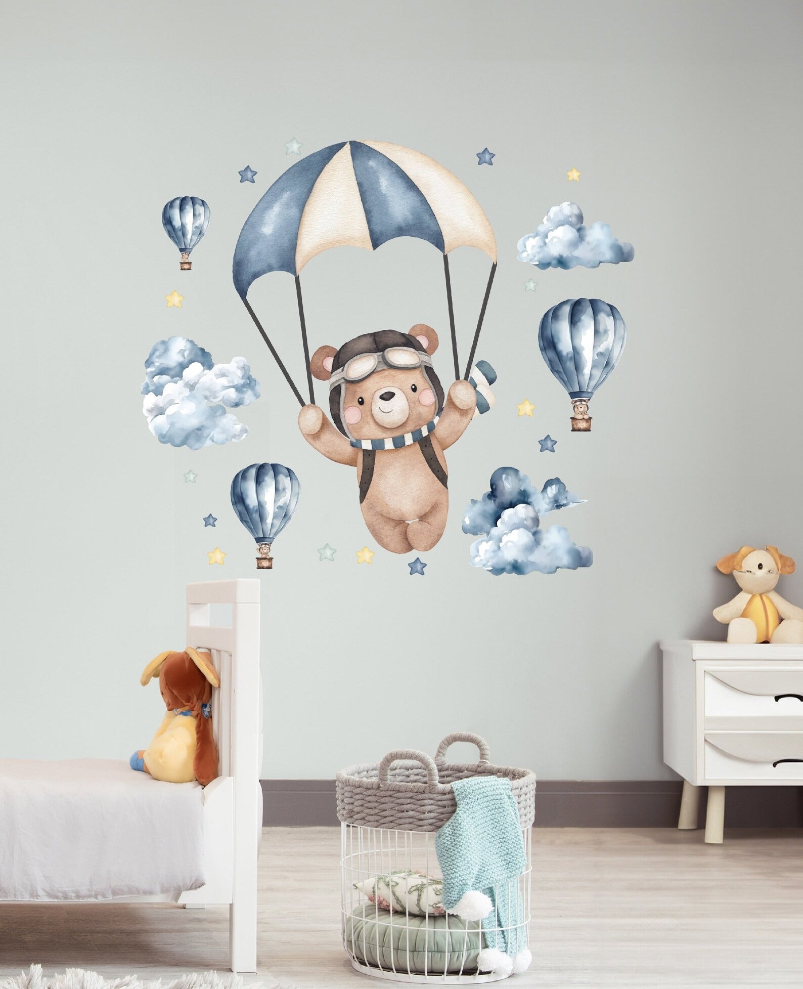 Vinilos decorativos Adhesivos infantiles de Pared  conjunto osos