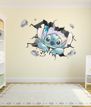 Vinilos decorativos Adhesivos infantiles de Pared  Stitch