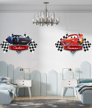 Vinilos decorativos Adhesivos infantiles de Pared Carro 5 cars