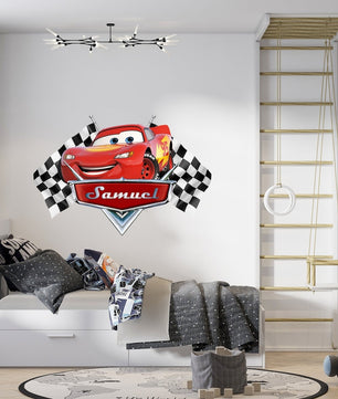 Vinilos decorativos Adhesivos infantiles de Pared Carro 5 cars