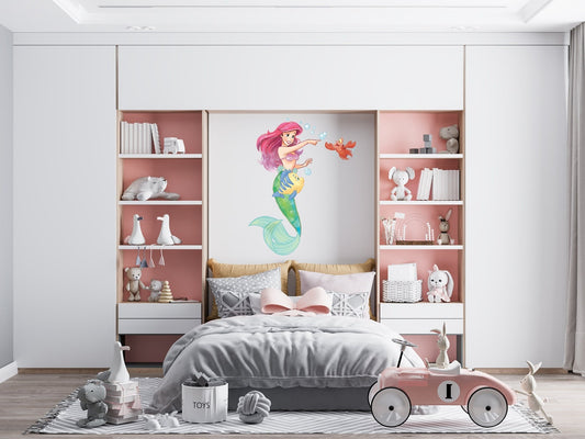 Vinilos decorativos Adhesivos infantiles de Pared princesas4