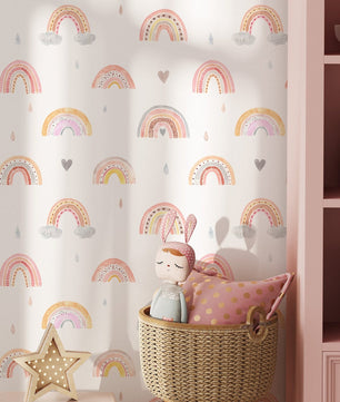 Papel para paredes Mosaico Arcoiris