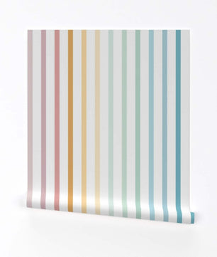 Papel para paredes Lineas Arcoiris