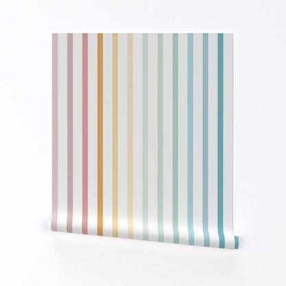 Papel para paredes Lineas Arcoiris