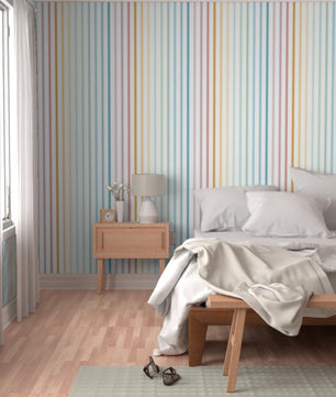 Papel para paredes Lineas Arcoiris