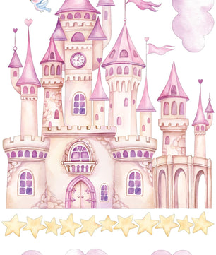 Vinilos decorativos Adhesivos infantiles de Pared princesas 2 (0134)