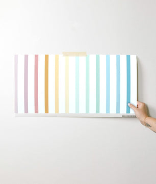 Papel para paredes Lineas Arcoiris