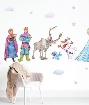 Vinilos decorativos Adhesivos infantiles de Pared frozen 3