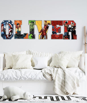 Vinilos decorativos Adhesivos infantiles de pared los vengadores 4