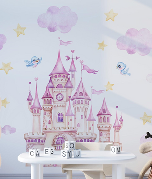 Vinilos decorativos Adhesivos infantiles de Pared princesas 2 (0134)