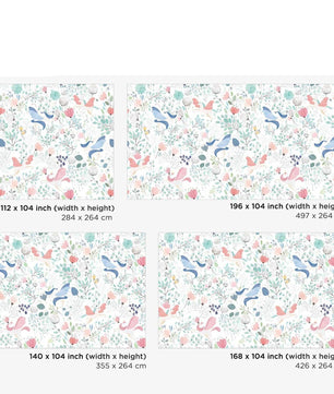 Papel para paredes Flores Mosaico 9