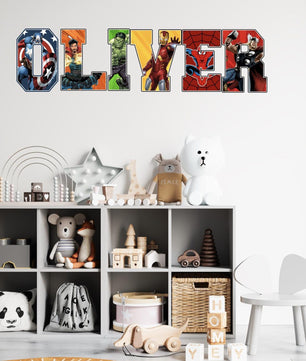 Vinilos decorativos Adhesivos infantiles de pared los vengadores 4