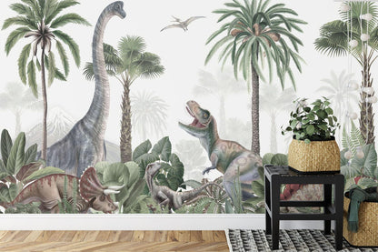 Papel para paredes Jungla jurassica 2