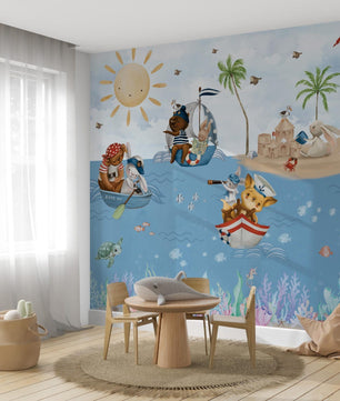 Papel para paredes Animalitos Marinos 2