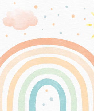 Papel para paredes arcoiris