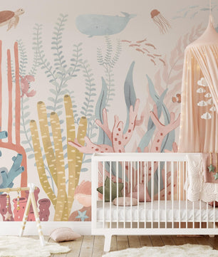 Papel para paredes Corales Coloridos