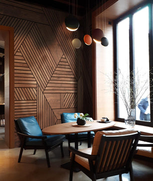 Papel para paredes Lineas Madera Elegante