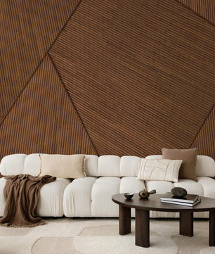 Papel para paredes lineas madera abstractas