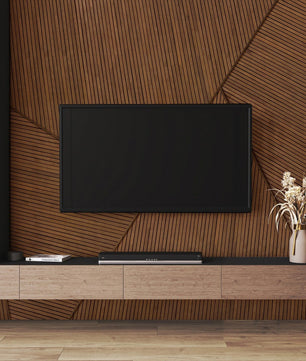 Papel para paredes lineas madera abstractas