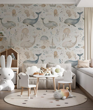 Papel para paredes Mosaico marino