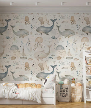 Papel para paredes Mosaico marino