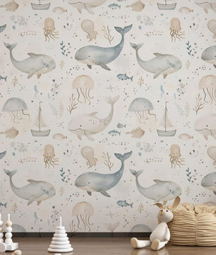 Papel para paredes Mosaico marino