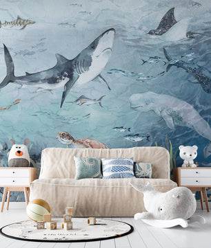 Papel para paredes Fondo Marino mar