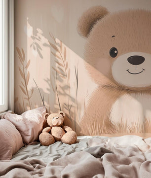Papel para paredes Osito de perfil