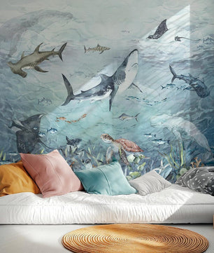 Papel para paredes Fondo Marino mar