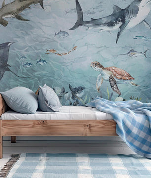 Papel para paredes Fondo Marino mar