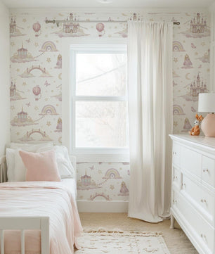 Papel para paredes tierra de princesa mosaico2