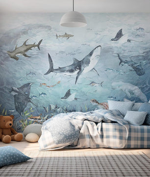 Papel para paredes Fondo Marino mar