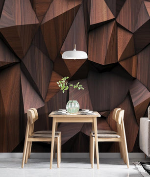 Papel para paredes Madera 3D 2