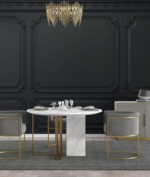 Papel para paredes Paneles de madera vintage negro