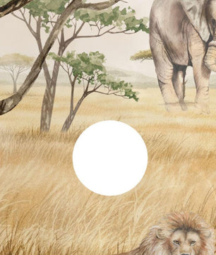 Papel para paredes animales safari