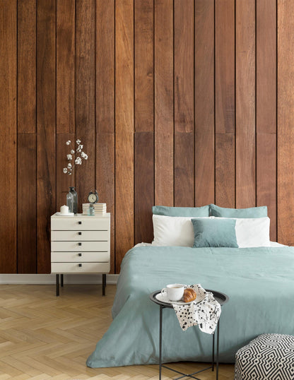 Papel para paredes tablas de madera