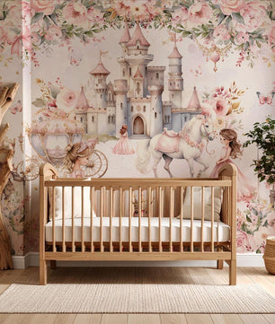 Papel para paredes Princesa castillos con principe