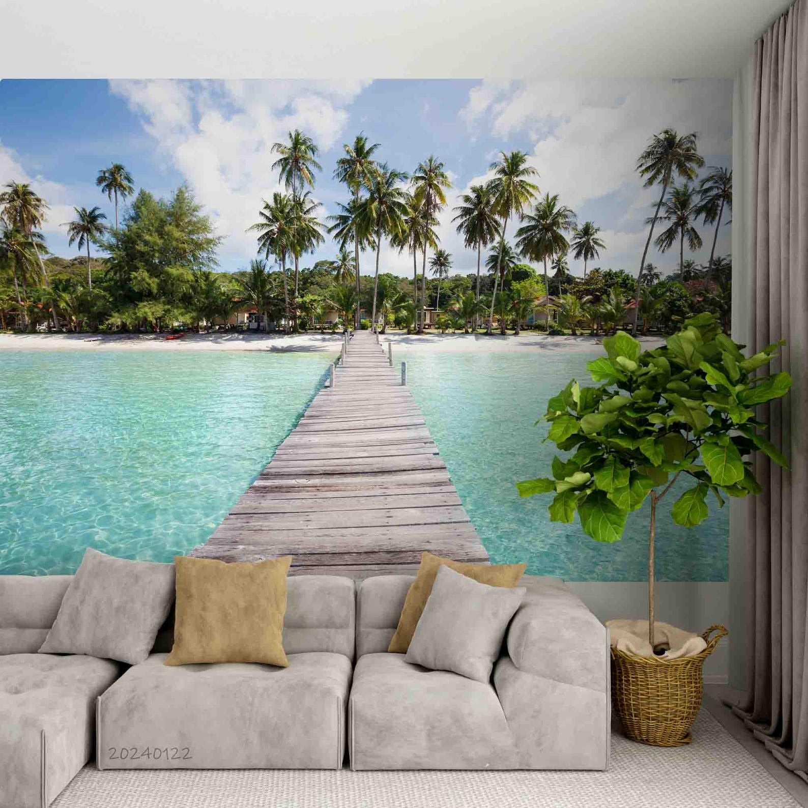 Papel para paredes Paisajes 11 Camino a la Felicidad