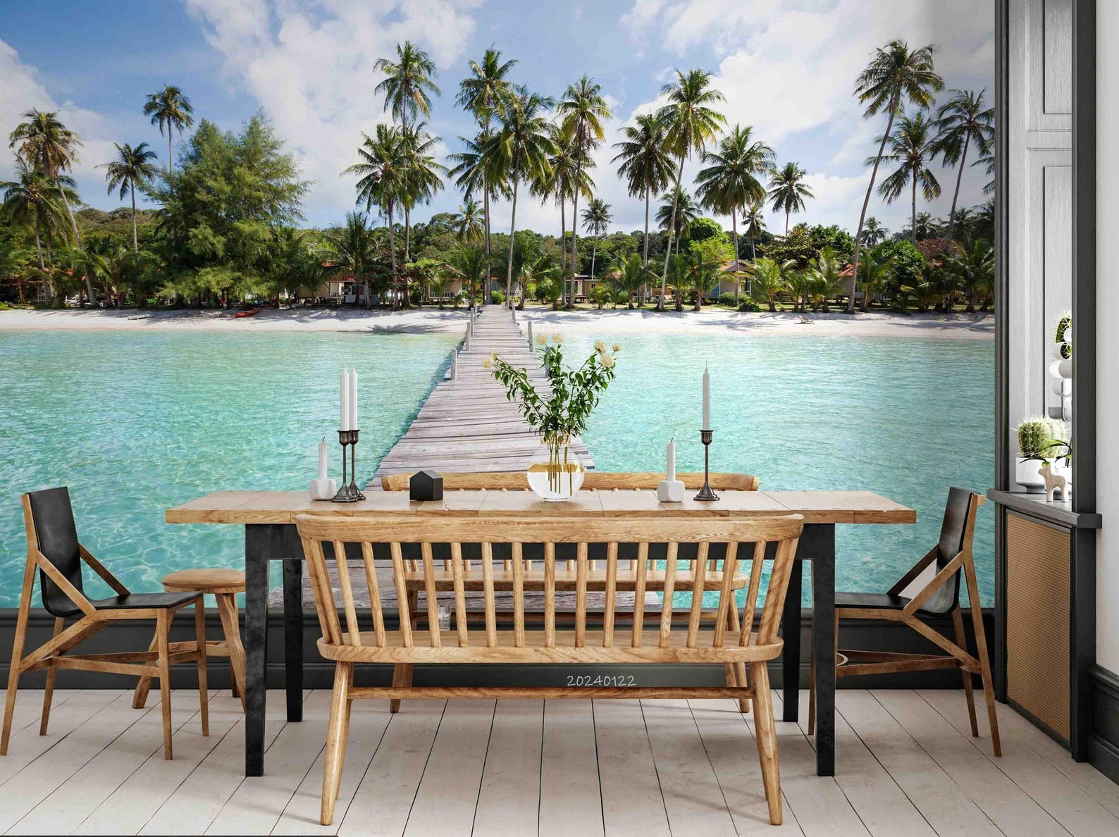 Papel para paredes Paisajes 11 Camino a la Felicidad