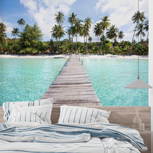 Papel para paredes Paisajes 11 Camino a la Felicidad