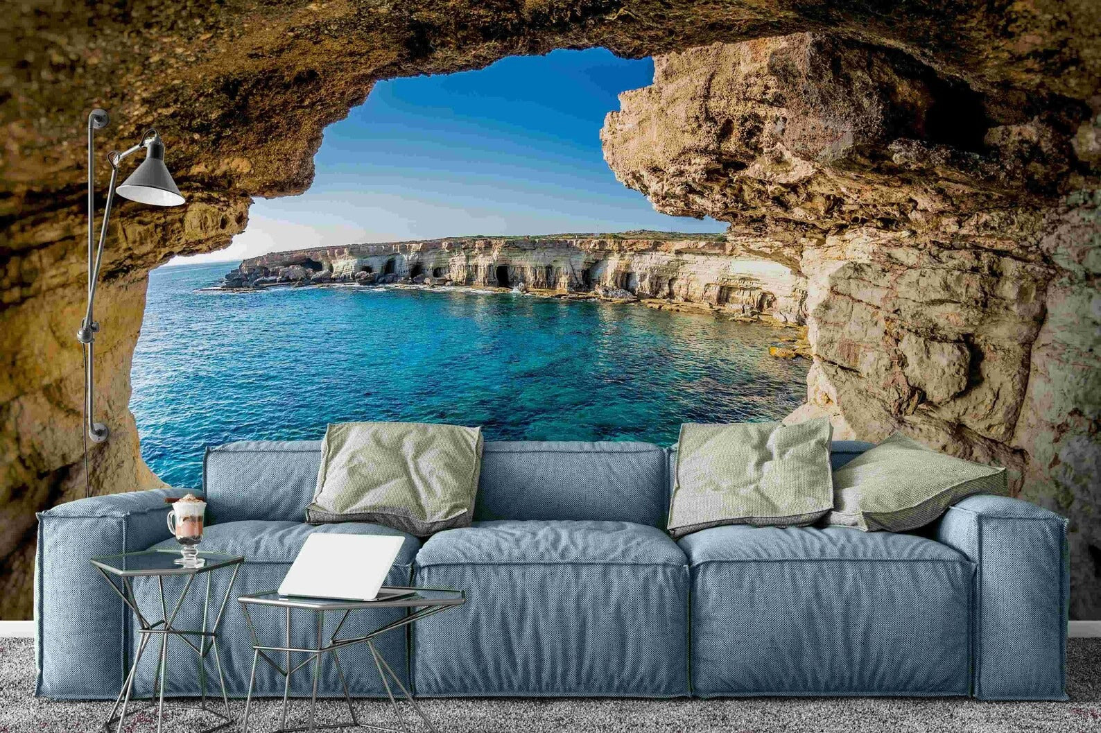 Papel para paredes Paisajes 2 tunel al mar