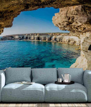 Papel para paredes Paisajes 2 tunel al mar