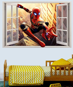 Vinilos decorativos Adhesivos infantiles de pared spiderman modelo 5 niño
