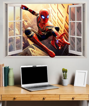 Vinilos decorativos Adhesivos infantiles de pared spiderman modelo 5 niño