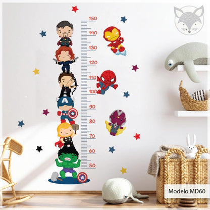 Combo de Vinilos decorativos Adhesivos Superheroes