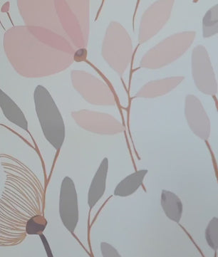 Papel para paredes Flores Mosaico 4