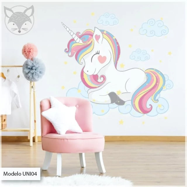 Combo de Vinilos decorativos Adhesivos Unicornio