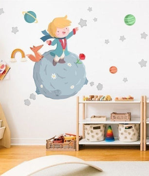 Vinilos decorativos Adhesivos infantiles de Pared el principito 4 niño