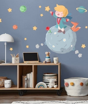 Vinilos decorativos Adhesivos infantiles de Pared el principito 4 niño
